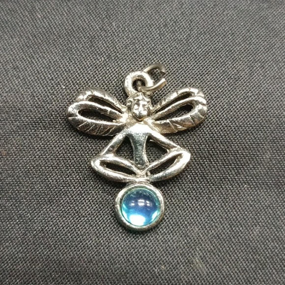 Fairy Pendant with Blue Stone - Picture 1 of 3
